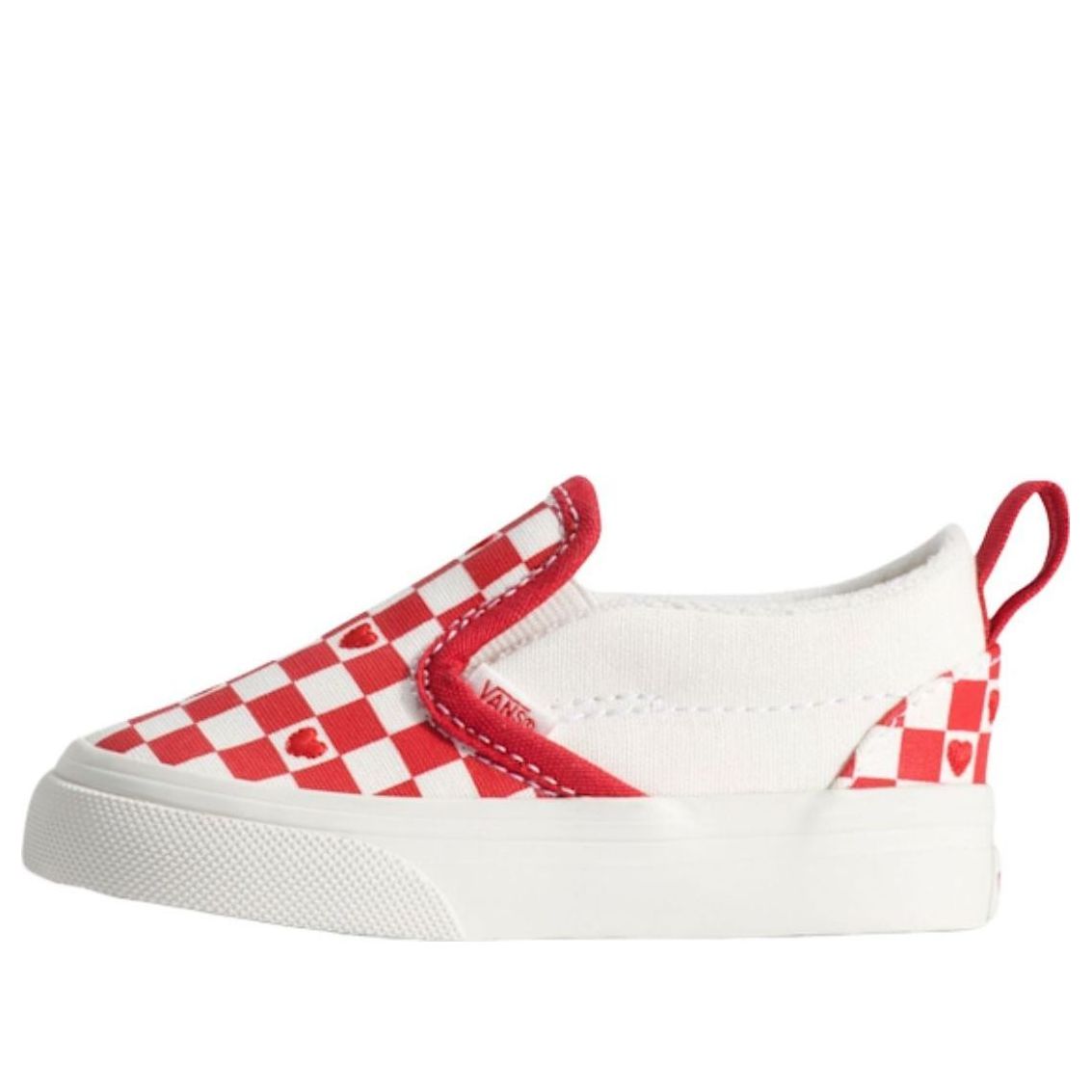 (TD) Vans Slip-On V 'Red White Checkered' VN000D0SJV6