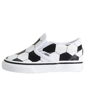 (TD) Vans Classic Slip-On 'Soccer Black White' VN00112BBMW