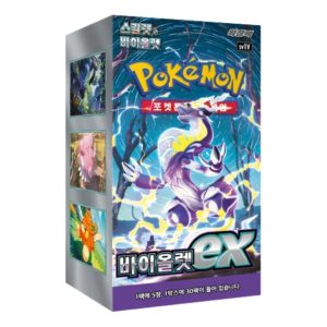 Pokemon Card KR Scarlet & Violet Expansion Pack Violet EX Box (30 Packs) PKMN-KR-109899