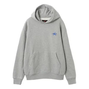 Air Jordan x Awake NY Fleece Hoodie Asia Sizing 'Dark Grey Heather Game Royal' FQ5444-091