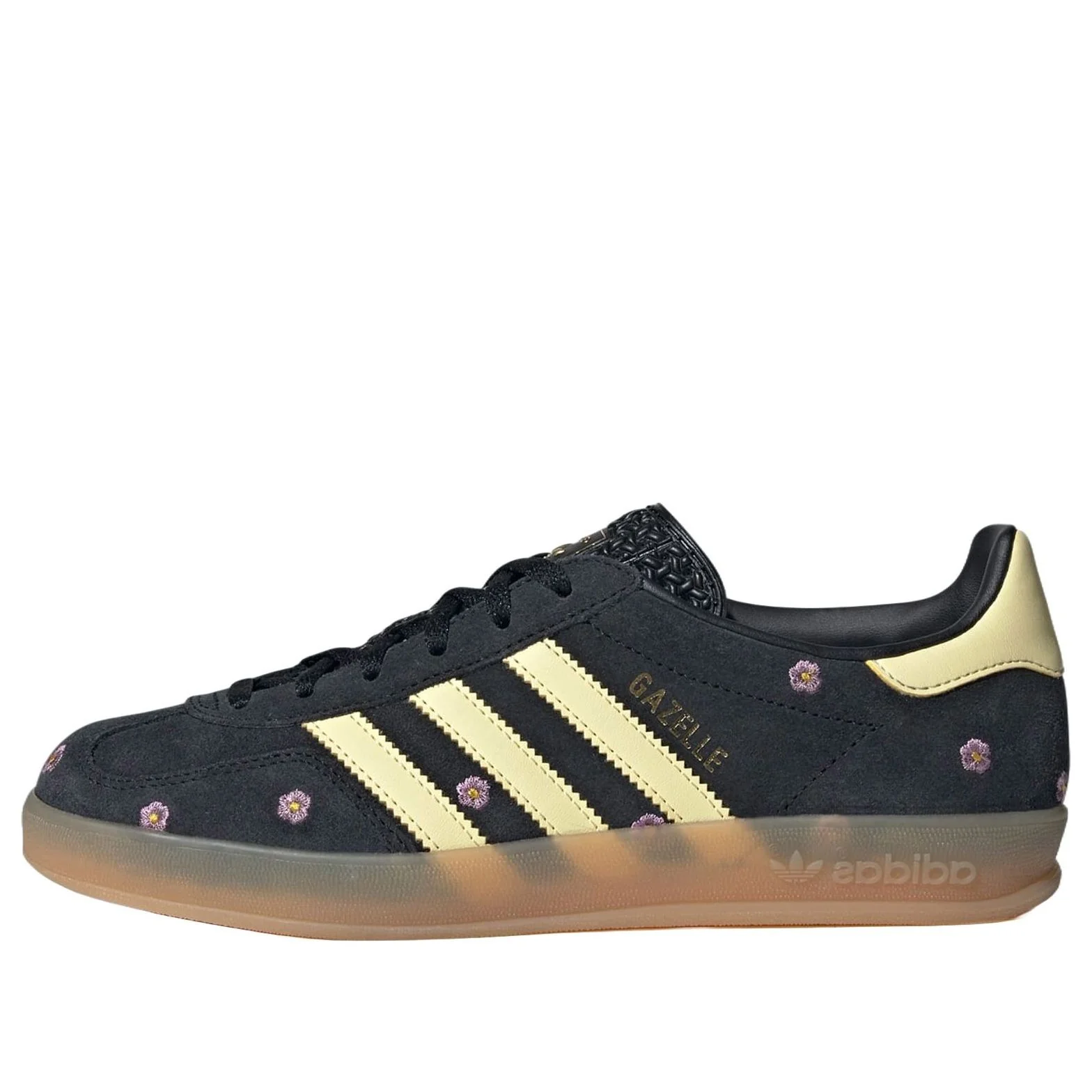 (WMNS) adidas Gazelle Indoor 'Black Almost Yellow Floral' IF4490