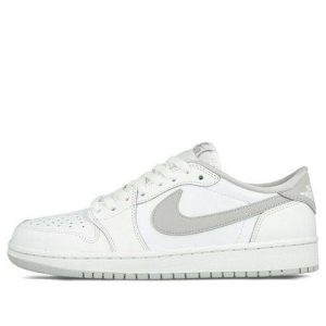 Air Jordan 1 Retro Low OG 'White Neutral Grey' 705329-100