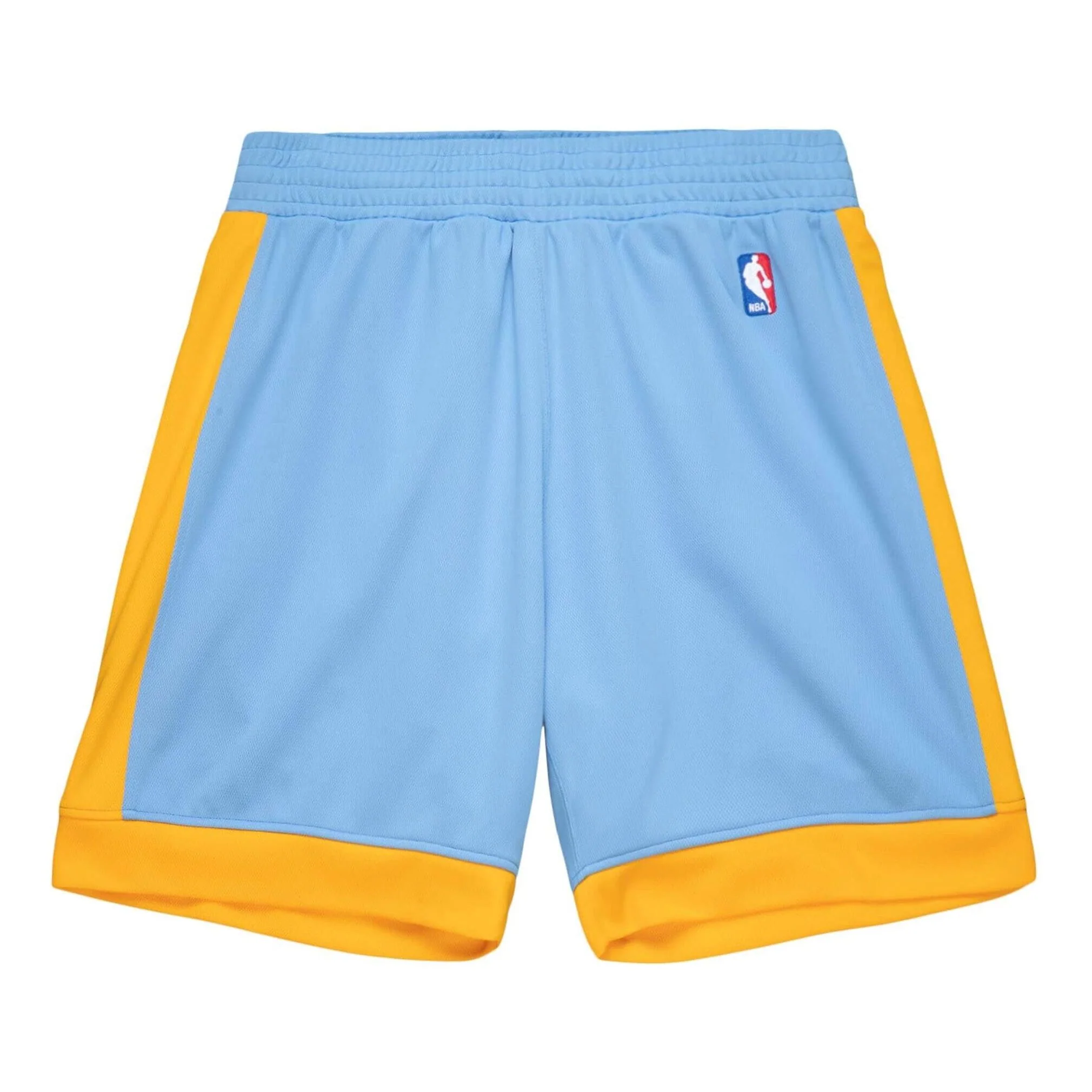 Mitchell & Ness NBA Authentic Los Angeles Lakers 2001-02 Shorts 'Light Blue Yellow' ASHR1123-LAL01PPPCLBL
