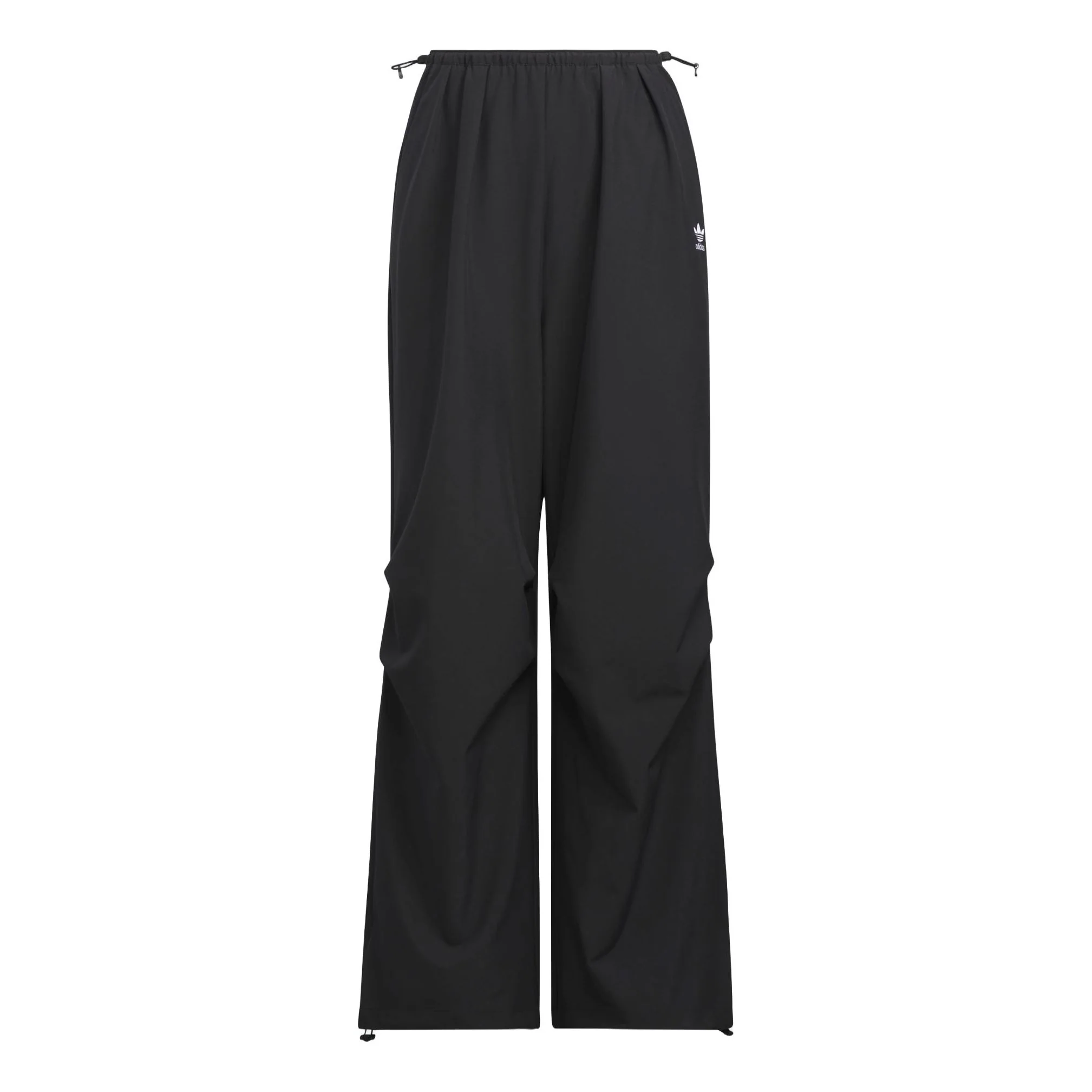 (WMNS) adidas Oversized Pants Asia Sizing 'Black' IY9497