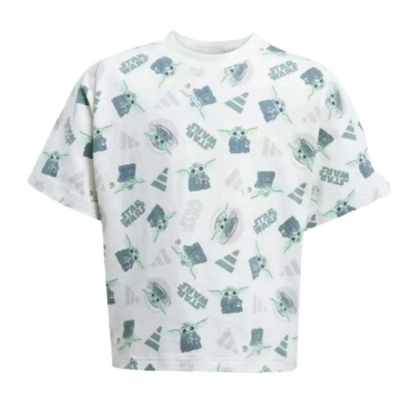 (PS) adidas x Star Wars Mandalorian T-Shirt Asia Sizing 'White' JD4555