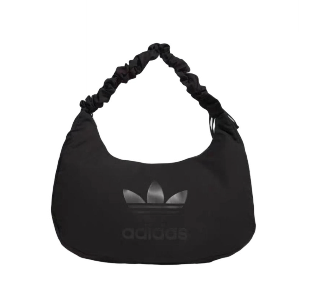 adidas originals Logo Shoulder Bag 'Black' JP0146