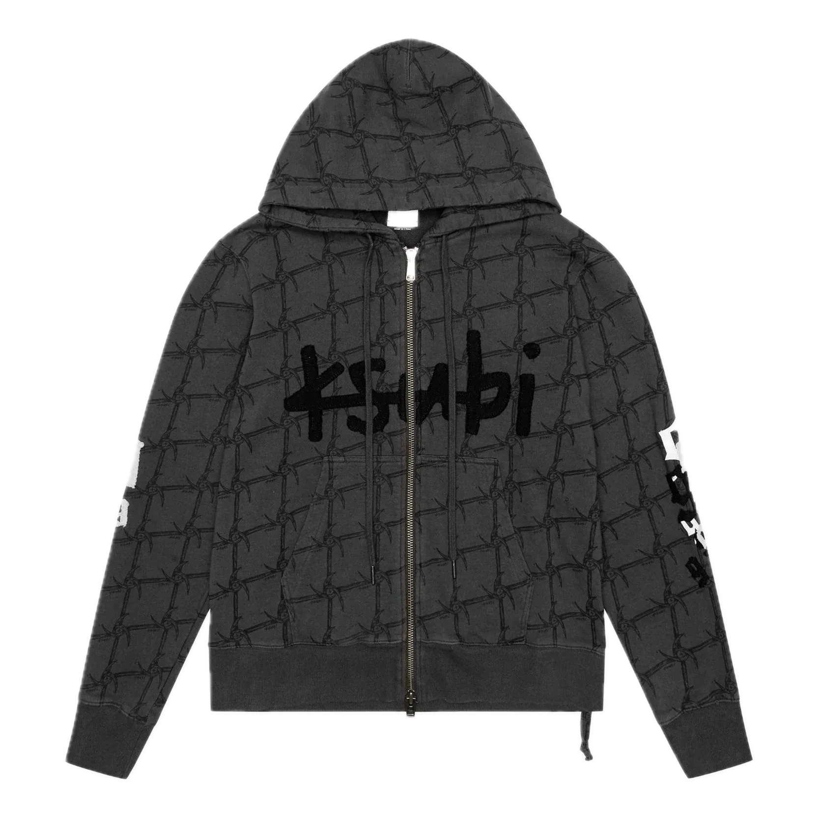 Ksubi x Juice Wrld 2.0 Zip The Kash Hoodie 'Black' MJW23FL001
