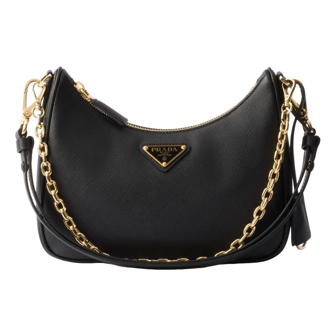 (WMNS) PRADA FW25 Prada Re-Edition Mini Saffiano Leather Bag 'Black' 1BC204-NZV-F0632