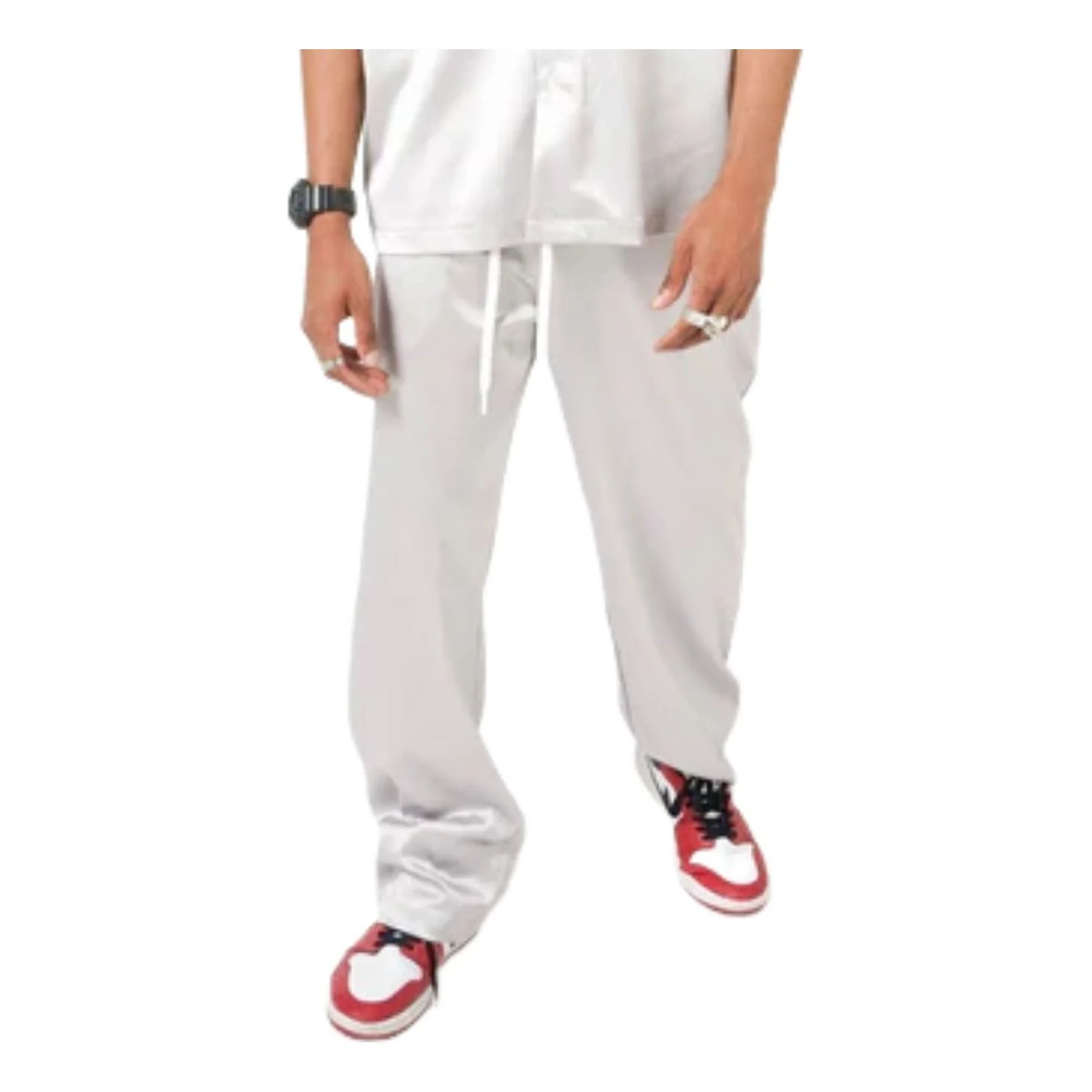 House of Cenmar Satin Trousers 'Beige' HOC-BTR
