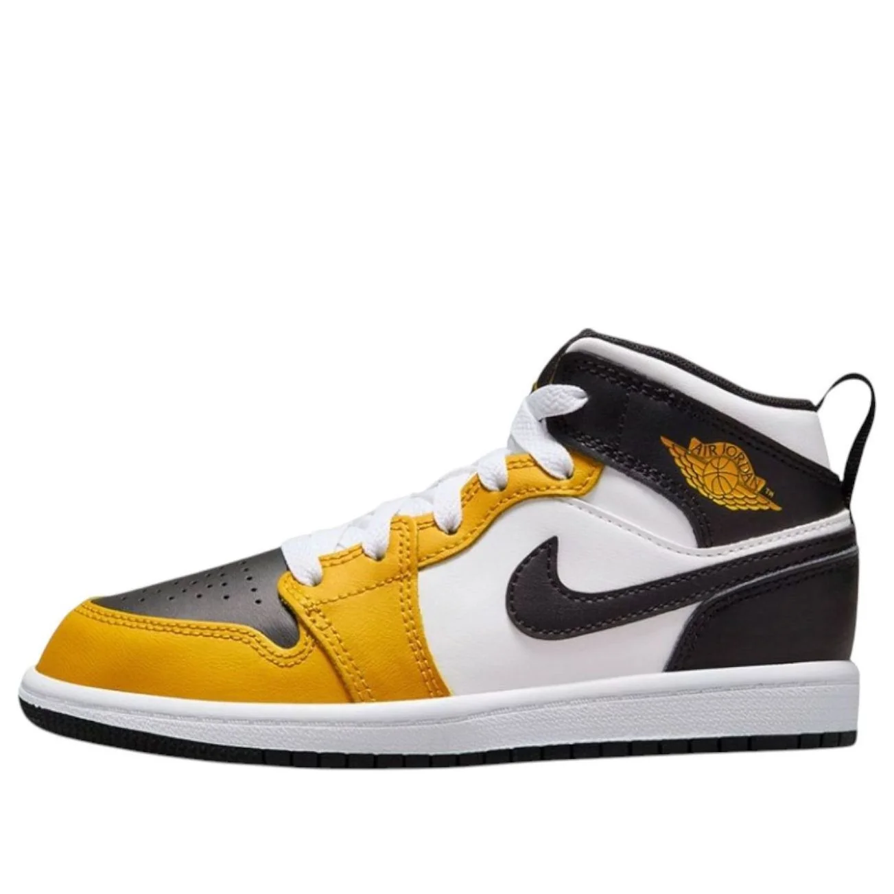 (PS) Air Jordan 1 Mid 'Yellow Ochre' DQ8424-701