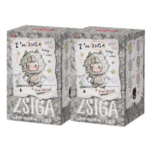 Pop Mart Zisga I'm Zisga series Vinyl Plush Pendant Sealed Case (2 Blind Boxes) PPMT-2605-0056-1161875445