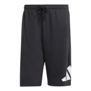 adidas Essentials Large Logo French Terry Shorts Asia Sizing 'Black' JE8956