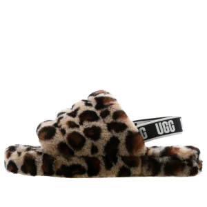 (PS) UGG Fluff Yeah Slide 'Leopard Amphora' 1110673K-AMP