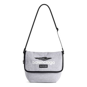 Balenciaga Explorer Small Messenger Bag 'Grey Black' 6202592AA8K1469