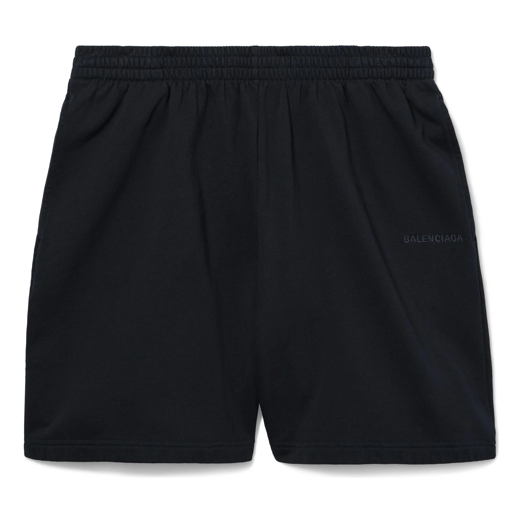 Balenciaga I Love Paris & Balenciaga Sweat Shorts 'Black Faded' 676137TRVM61041