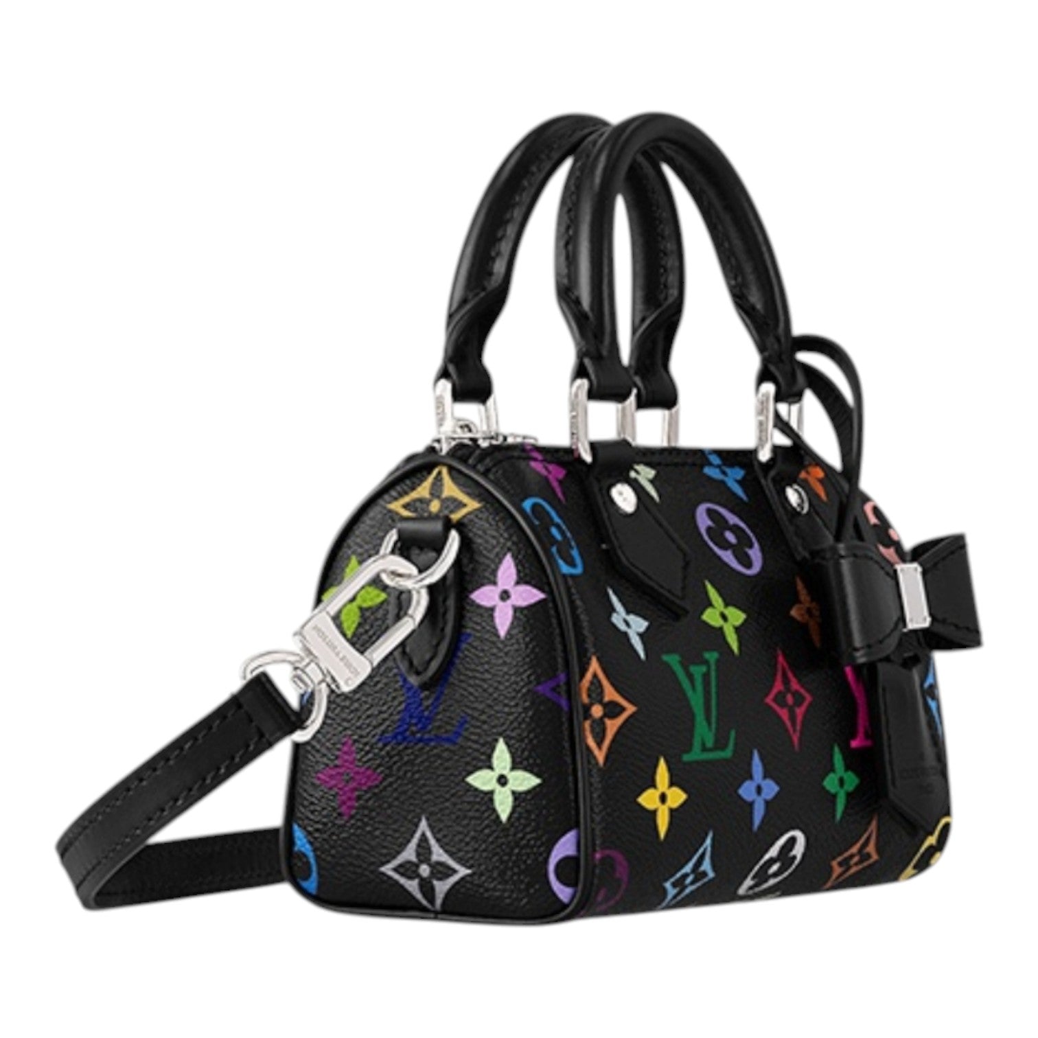 LOUIS VUITTON x Takashi Murakami Nano Speedy 'Black Multicolored' M13406 - Image 2
