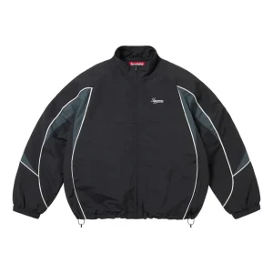 Supreme FW25 Contrast Piping Track Jacket 'Black' SUP-FW25-075-BLK