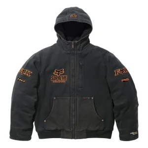 Supreme x Fox Racing Hooded Work Jacket 'Black' FW25J59-BLACK
