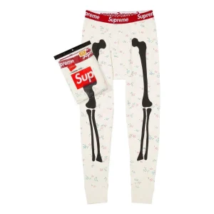 Supreme x Hanes Bones Thermal Pant (1 Pack) 'Floral' FW25A30-FLORAL