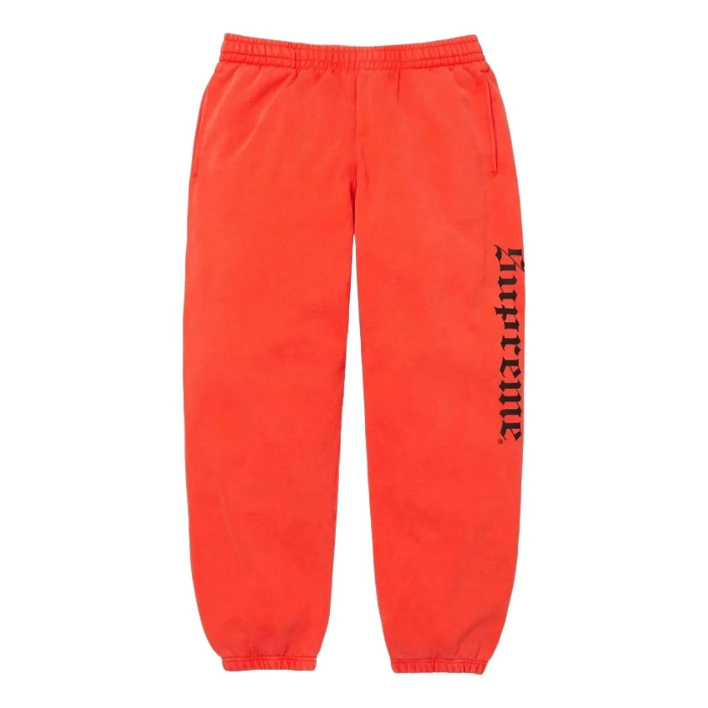 Supreme FW25 Washed Old English Sweatpant 'Orange' SUP-FW25-190-ORG