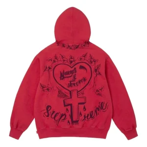 Supreme FW26 Forever Hooded Sweatshirt 'Red' SUP-FW26-012-RED
