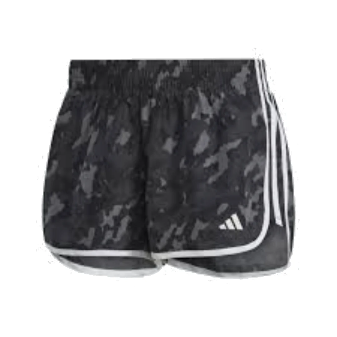 (WMNS) adidas Marathon 20 Camo Running Shorts Asia Sizing 'Grey Black White' HM4249