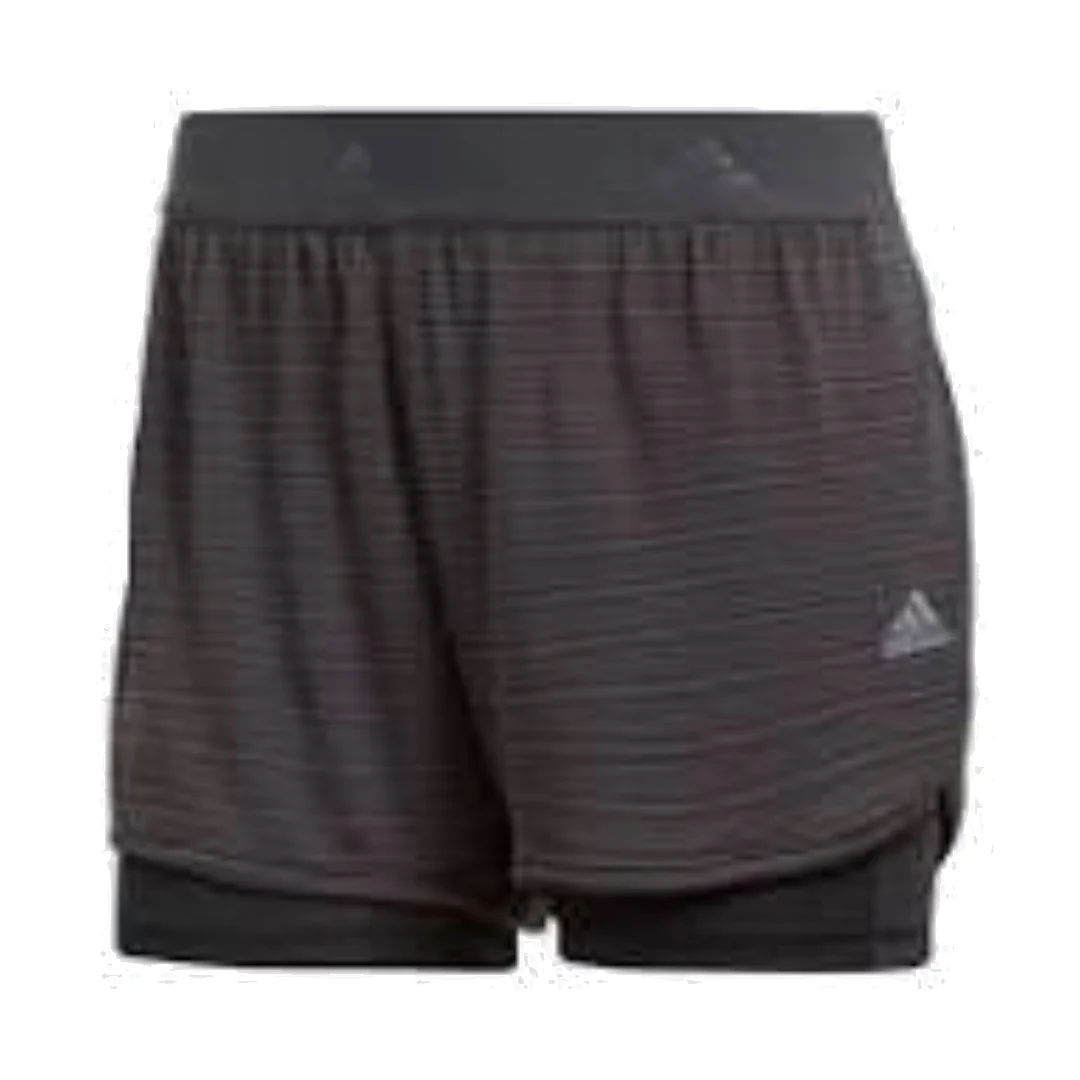 (WMNS) adidas Two-in-One Chill Shorts Asia Sizing 'Black' CW4054