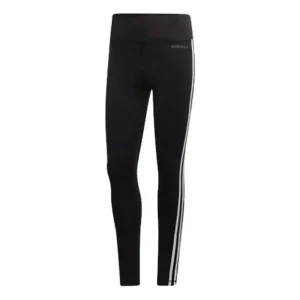 (WMNS) adidas Designed 2 Move 3-Stripes High-Rise Long Tights Asia Sizing 'Black White' DU2040