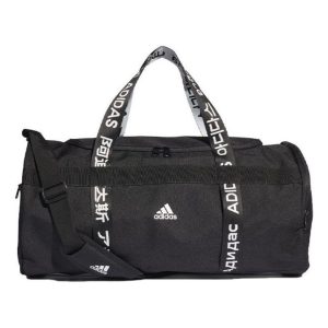 adidas 4Athlts Duffel Bag - Medium 'Black White' FJ9352
