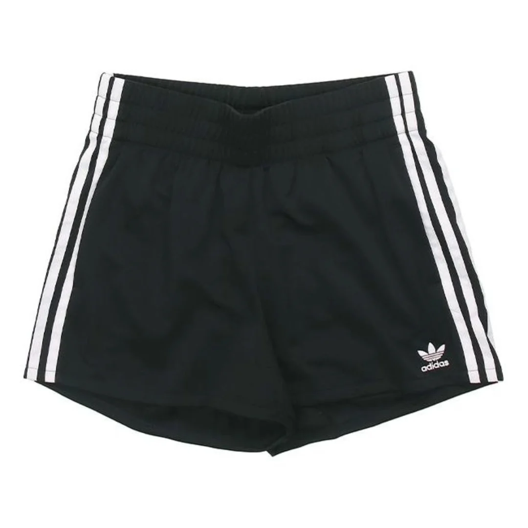 (WMNS) adidas 3-Stripes Shorts Asia Sizing 'Black White' FM2610
