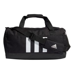 adidas Essentials 3-Stripes duffel Bag - Smal 'Black White' GN2041