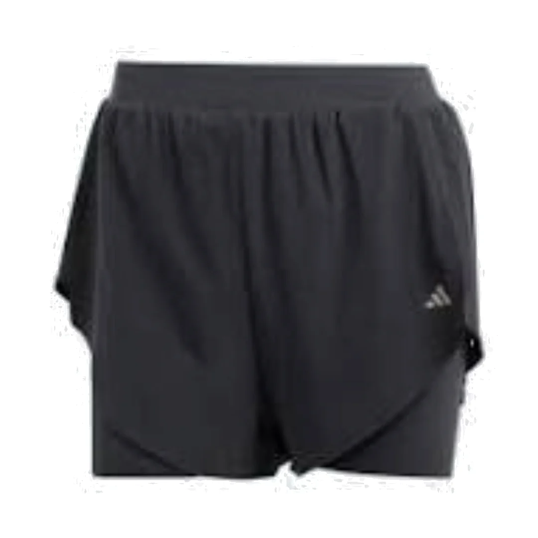 (WMNS) adidas Designed for Training HEAT.RDY HIIT 2-in-1 Shorts Asia Sizing 'Black' IM8178