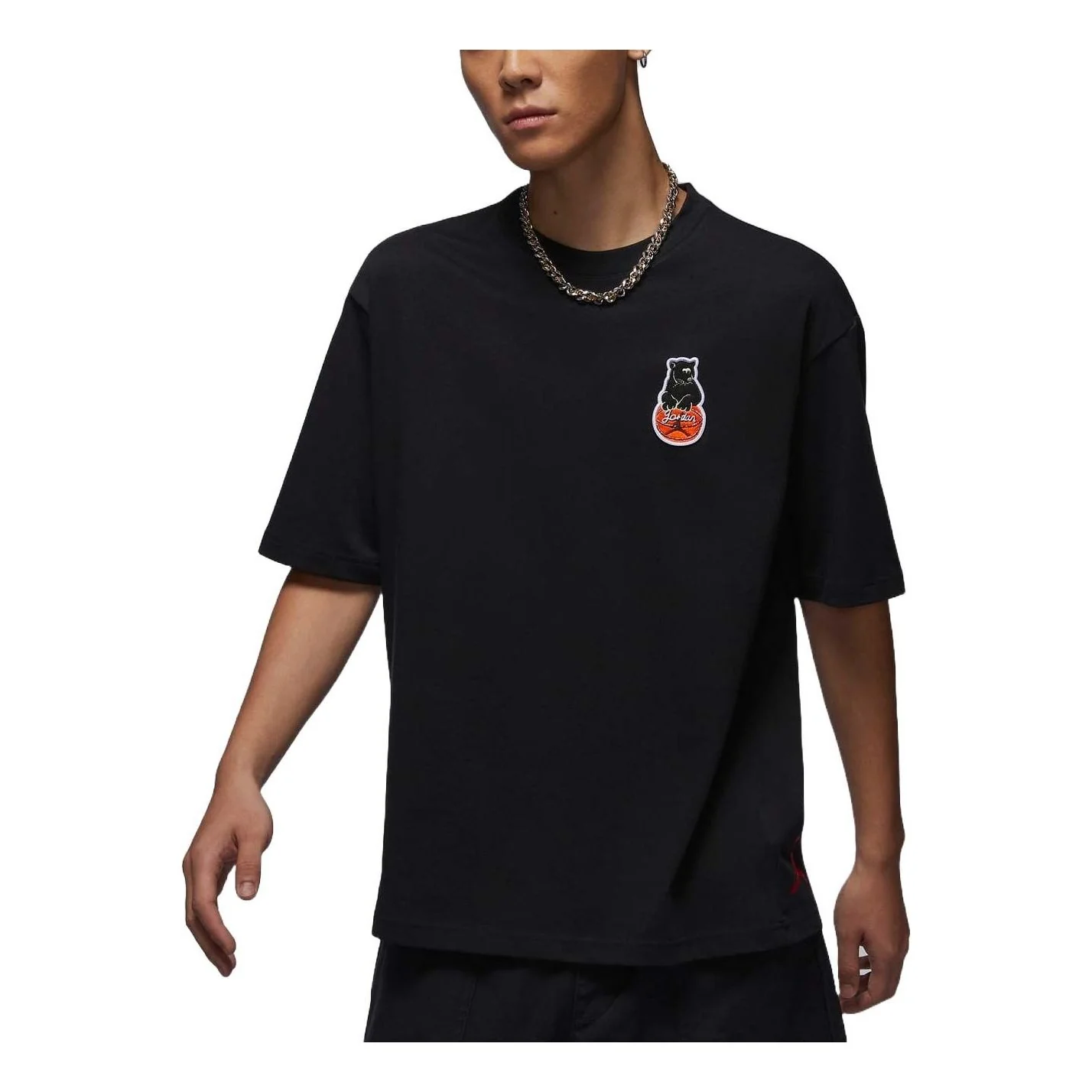 Air Jordan Graphic T-Shirt Asia Sizing 'Black' HM4898-010