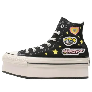 (WMNS) Converse Chuck Taylor All Star Chunkyline Hi 'The Powerpuff Girls Black' 31312821