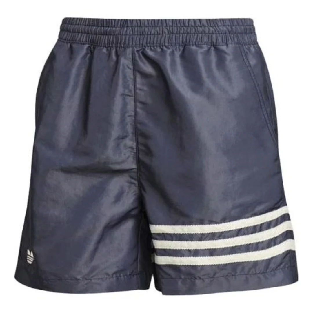 (WMNS) adidas Adicolor NeuClassics Shorts Asia Sizing 'Grey White' IC5421