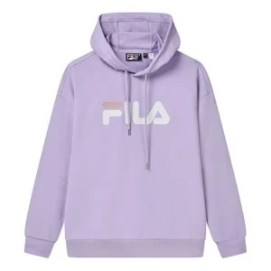 FILA Classic Logo Hoodie 'Purple White' F51U238298F-PR