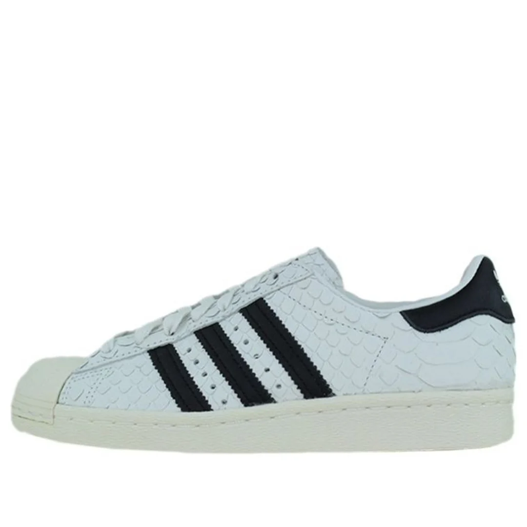 (WMNS) adidas originals Superstar 80s 'White Black' S76414