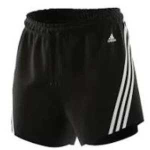 (WMNS) adidas 3-Stripes Athletic Shorts Asia Sizing 'Black White' H57305