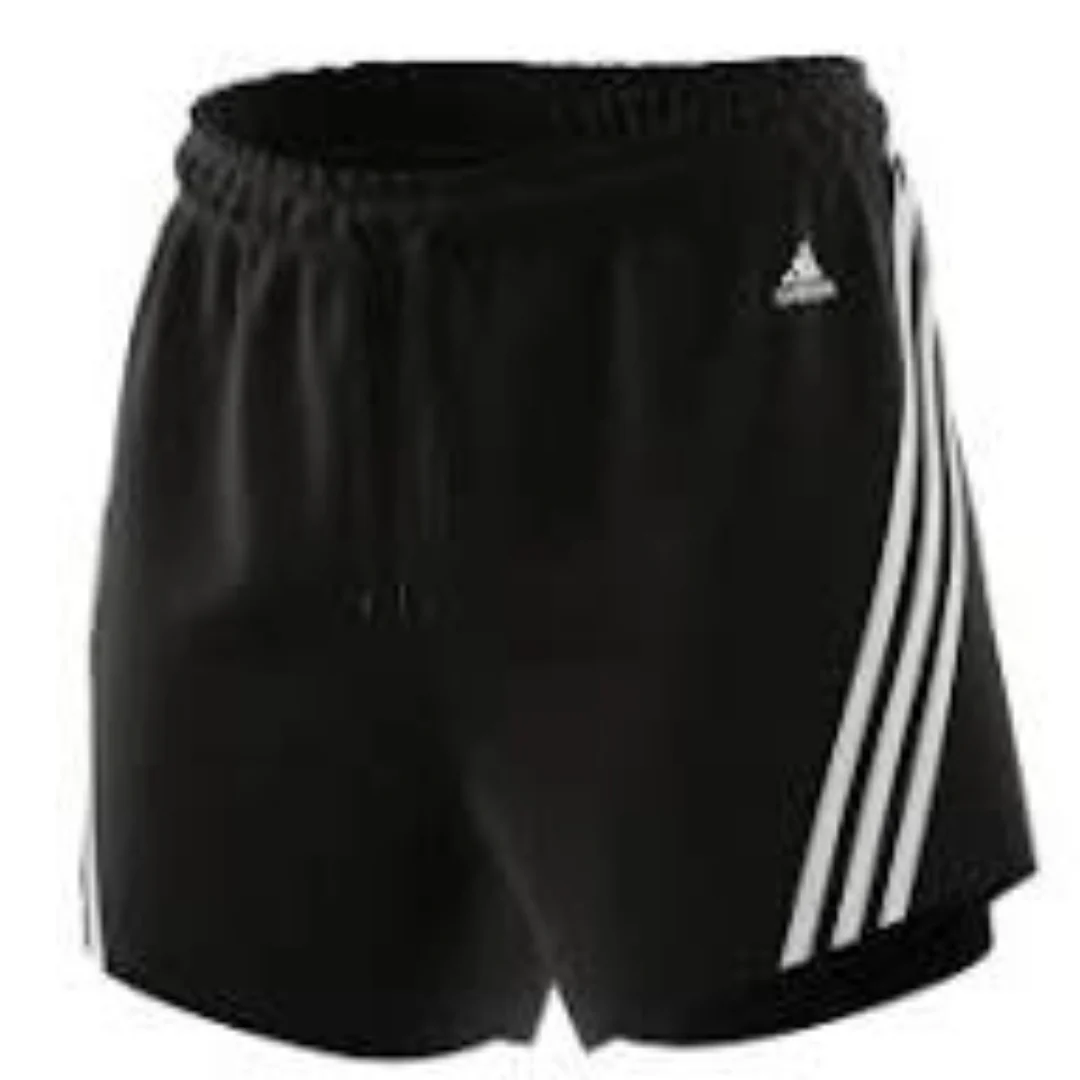 (WMNS) adidas 3-Stripes Athletic Shorts Asia Sizing 'Black White' H57305