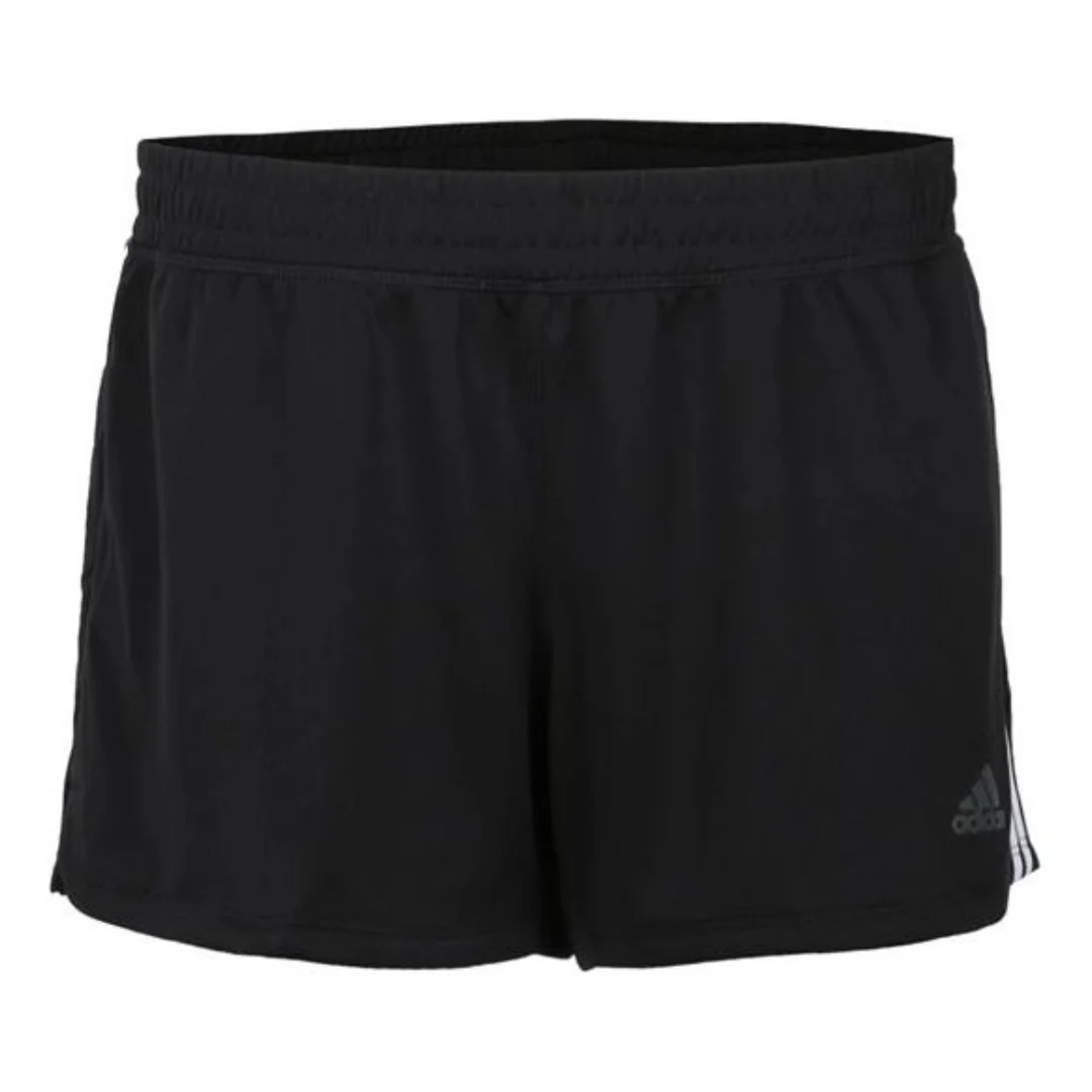 (WMNS) adidas Pacer 3-Stripes Knit Training Shorts Asia Sizing 'Black White' DU3502