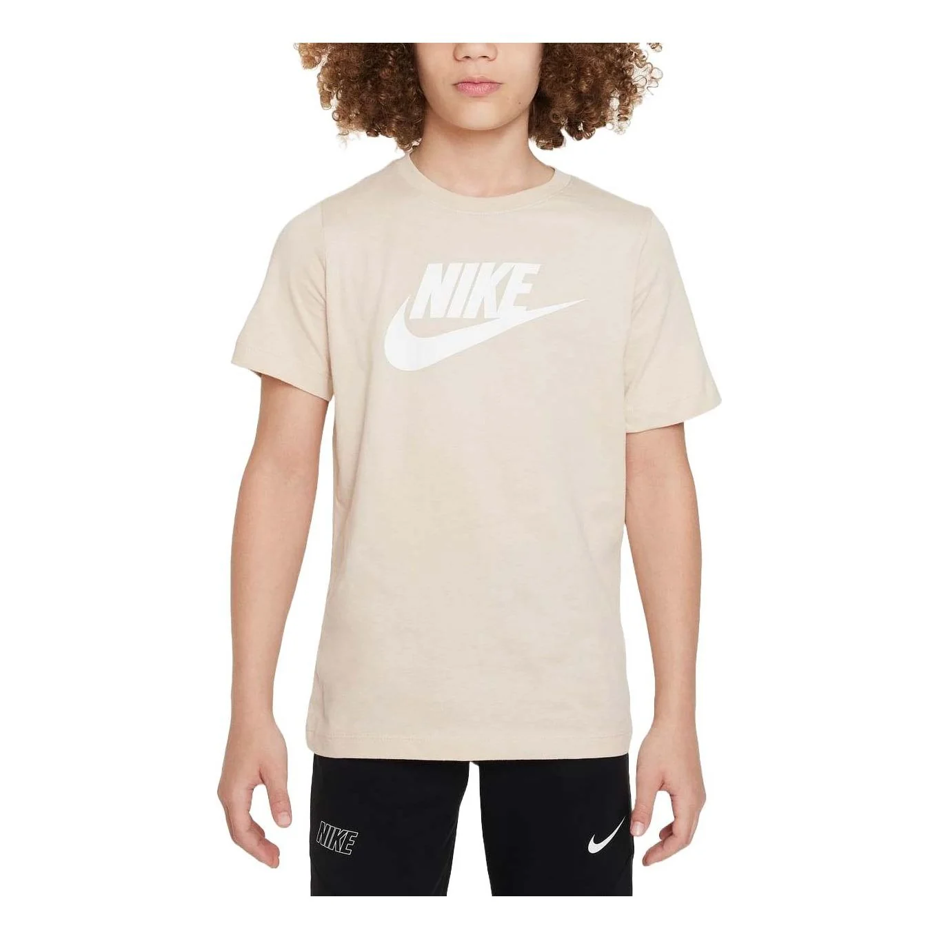 (GS) Nike Sportswear Older Cotton T-Shirt 'Beige' AR5252-126
