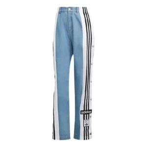 (WMNS) adidas Denim Adibreak Pants Asia Sizing 'Blue White' H59020