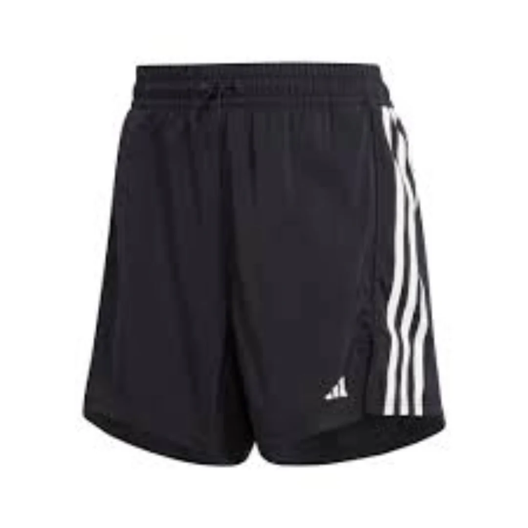 (WMNS) adidas AEROREADY Hyperglam 5-Inch Woven Shorts Asia Sizing 'Black White' IB0697