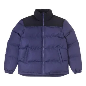 Converse Colorblock Down Jacket Asia Sizing 'Purple Black' 10020541-A06