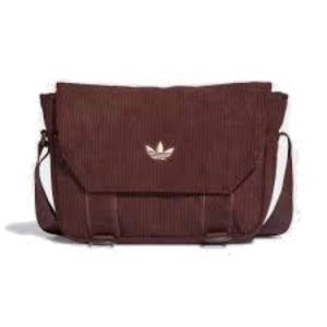 adidas Original NEXT Corduroy Messenger Bag 'Brown' IQ3519
