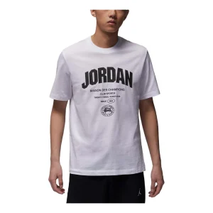 Air Jordan Sport Dri-FIT Graphic T-shirt Asia Sizing 'White' FZ1926-100