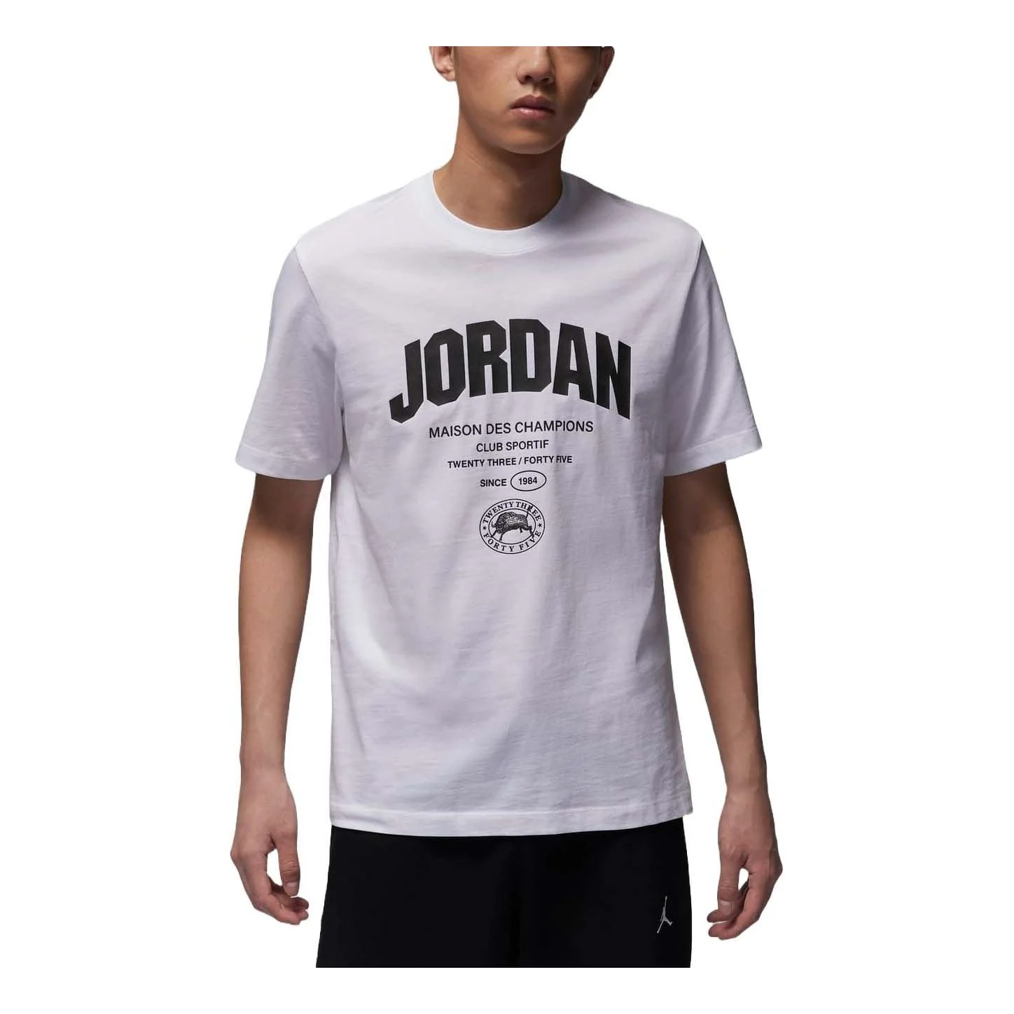 Air Jordan Sport Dri-FIT Graphic T-shirt Asia Sizing 'White' FZ1926-100