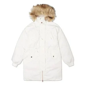 (WMNS) Converse Long Down Parka Asia Sizing 'White' 10019430-A01