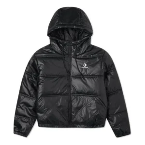 (WMNS) Converse Embroidered Star Chev Jacket Asia Sizing 'Black' 10022007-001