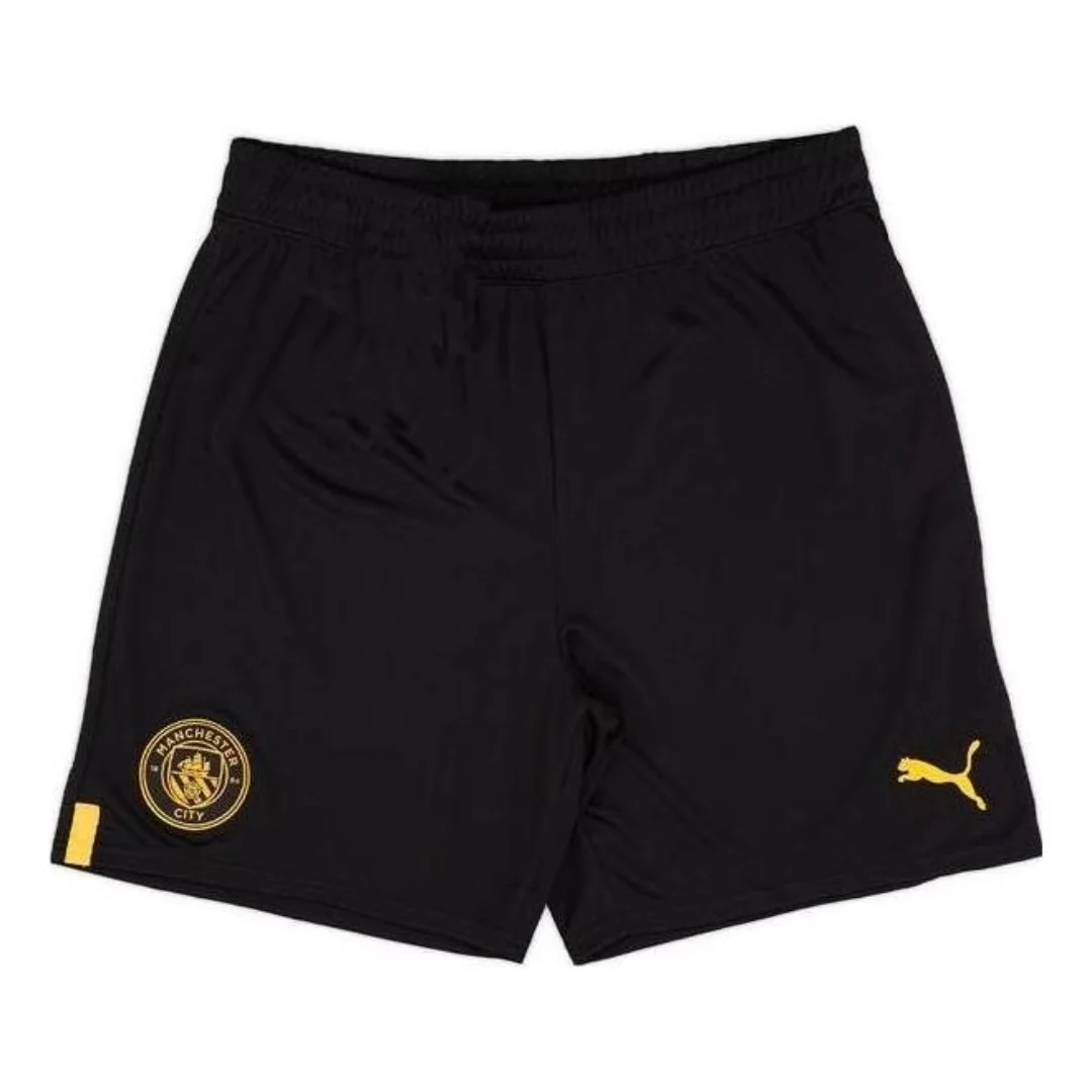 PUMA Manchester City F.C. 22/23 Replica Shorts 'Black Gold' 765752-02